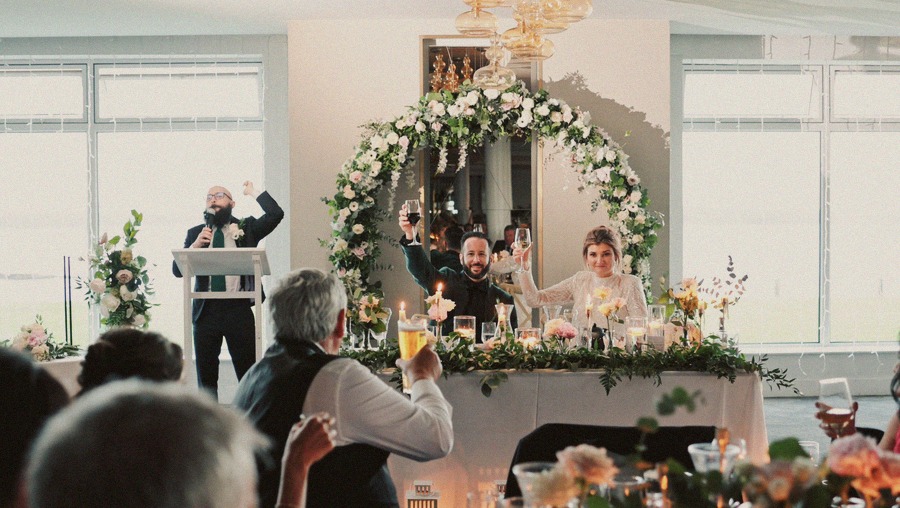 Wedding reception speeches in Ireland